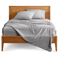 Light Grey 4 Piece Flex King Microfiber Bed Sheet Set D72739