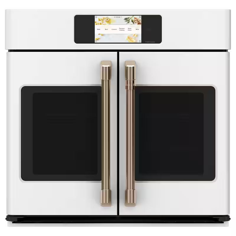 30 in. Smart Electric Wall Oven with Convection Self-Cleaning in Matte White C30989