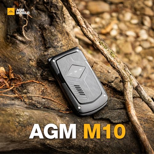Rugged Basic Flip Phone, 4G Feature Cell Phone, Waterproof & Drop-Proof, SOS Button, Speed Dial, 98dB Speaker, Large Fonts & Big Buttons I64548