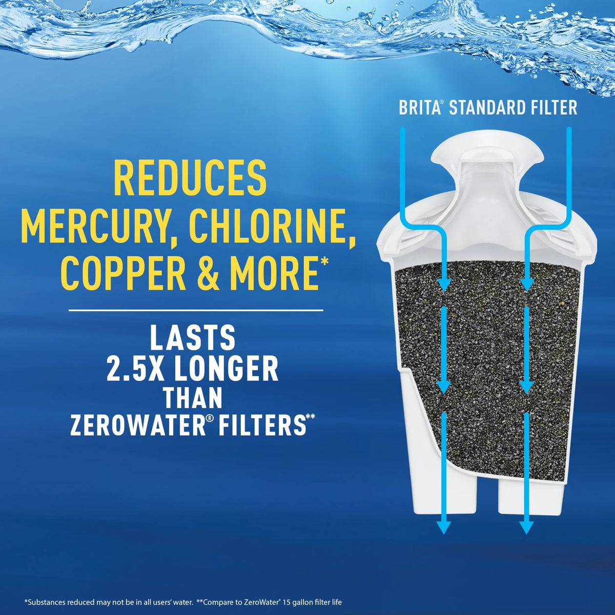 5 Count BPA Free Water Filter Replacements P32531