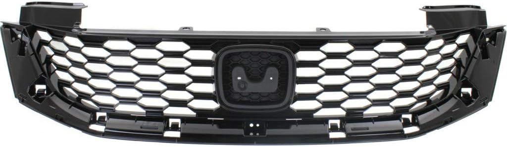 Painted Black Plastic Grille Assembly for Honda Accord Coupe J2102