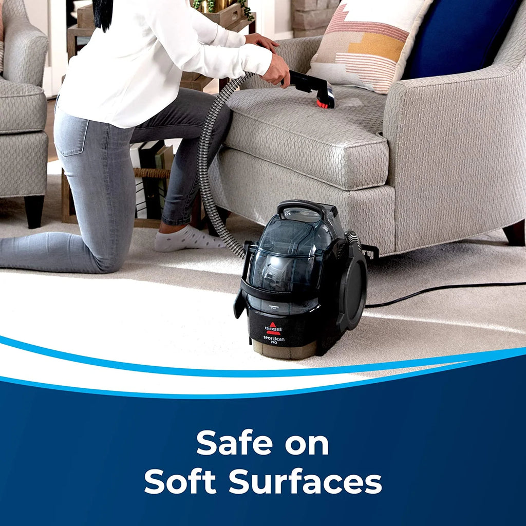 Lightweight Portable Carpet Cleaner, Black S49045