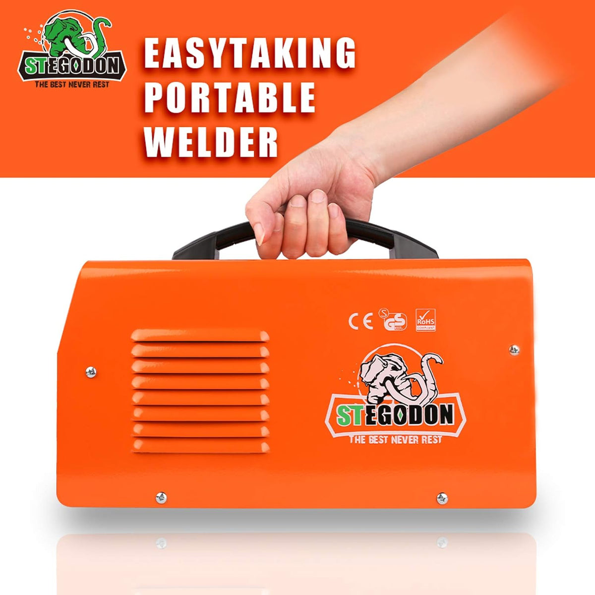 Portable 140 Welder Flux Core Wire Automatic Feed Welding Machine M58411