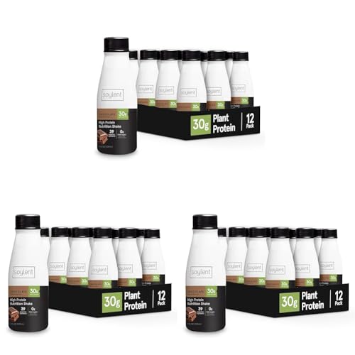Chocolate 30g Protein Vegan Dairy Free 0g Sugar Ready to Drink Protein Drinks 11oz 12 Pack U806563