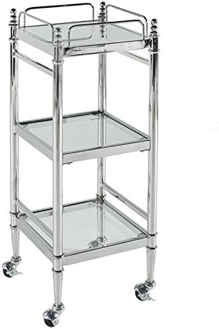 Glass Cart in Chrome D63003