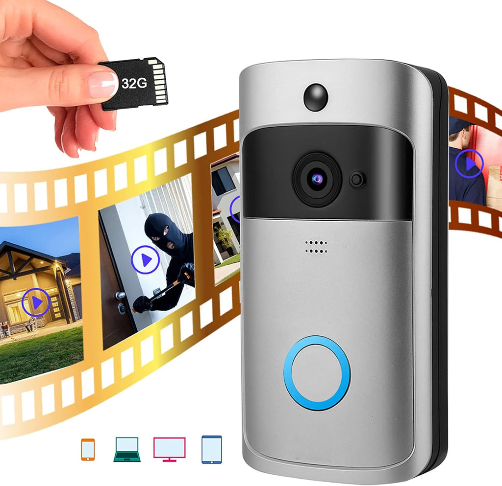 Video Doorbell Wireless HD Door Camera Security System Pack of 2 Y490