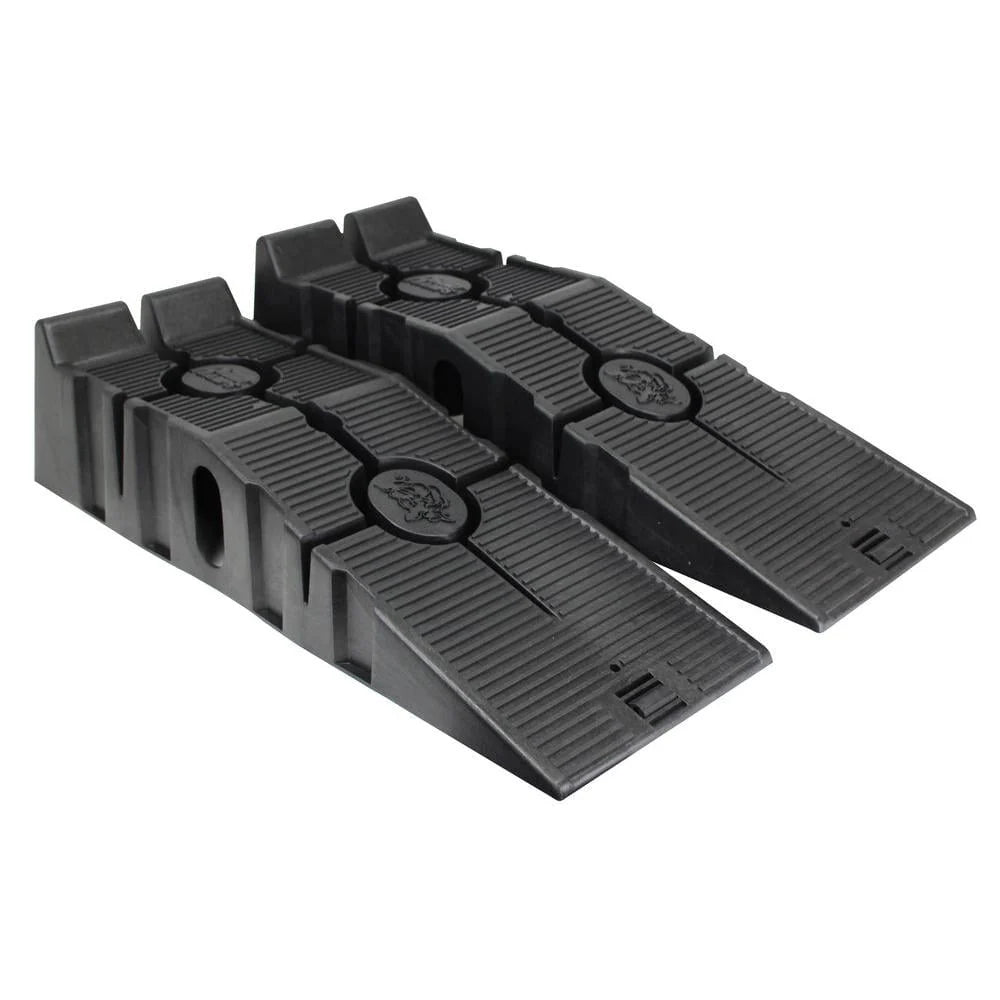 Black Resin Vehicle Ramp Pair 12,000lb 2 Pieces K846