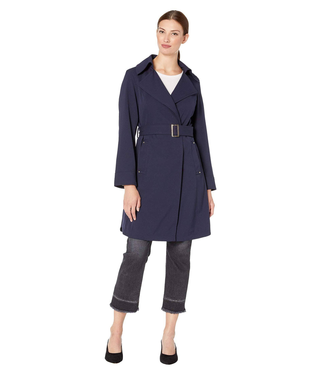 Belted Trench, Dusty Pink E979