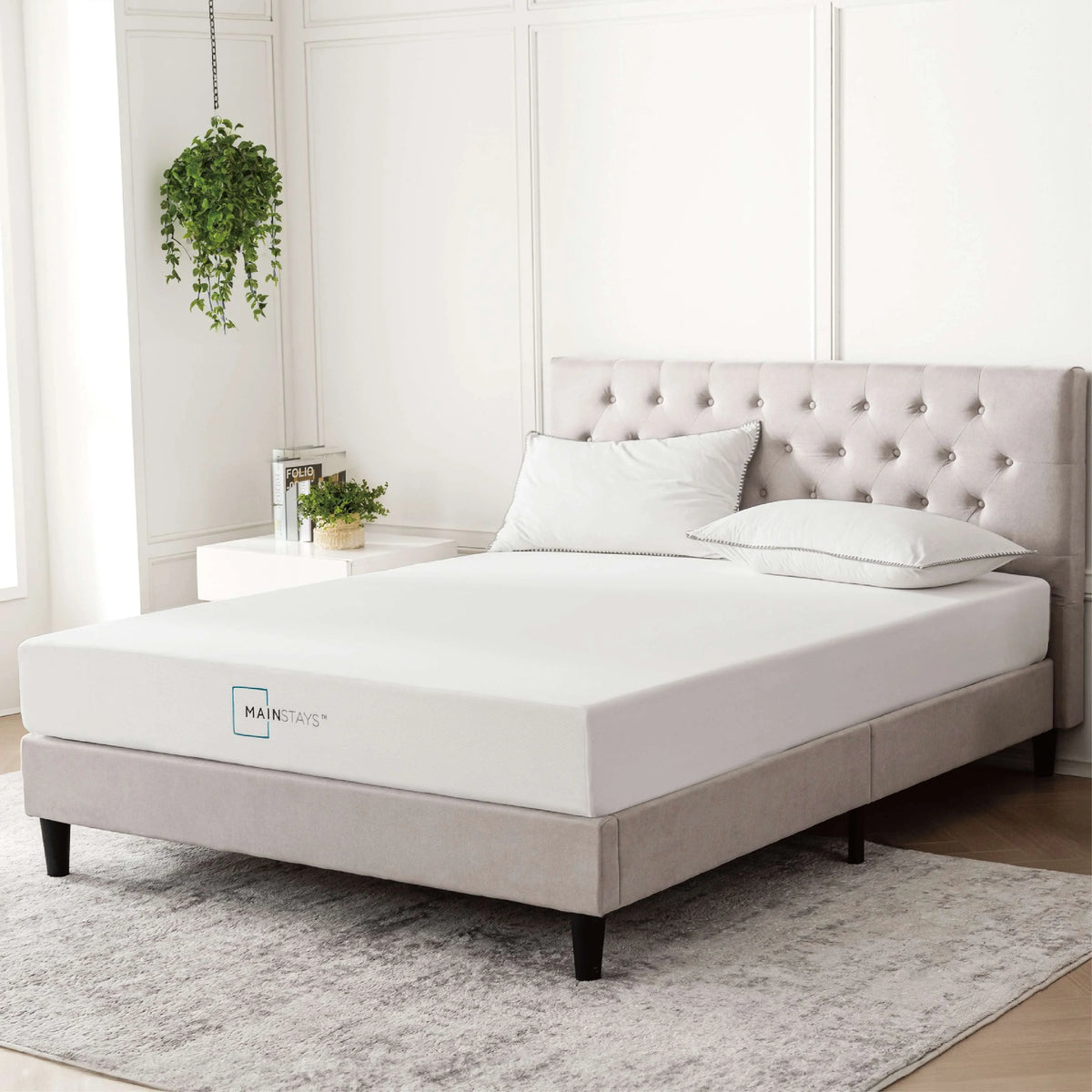 6” Green Tea Infused Memory Foam Mattress, Twin I992413