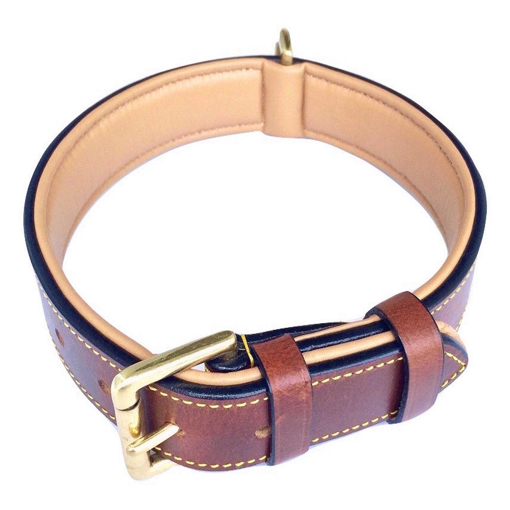 Leather Padded Dog Collar M95465