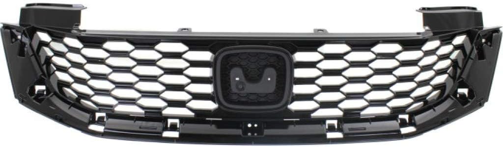 Painted Black Plastic Grille Assembly for Honda Accord Coupe J2102
