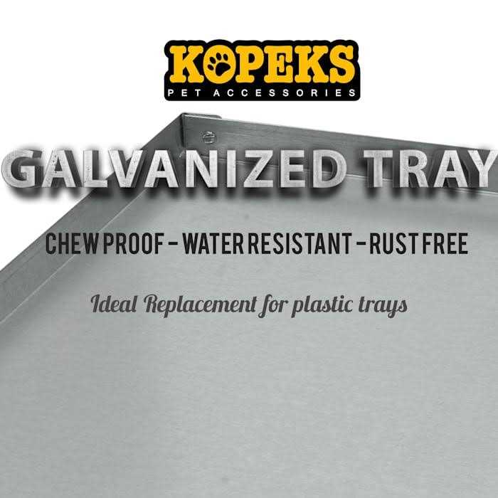 Galvanized Metal Tray B511