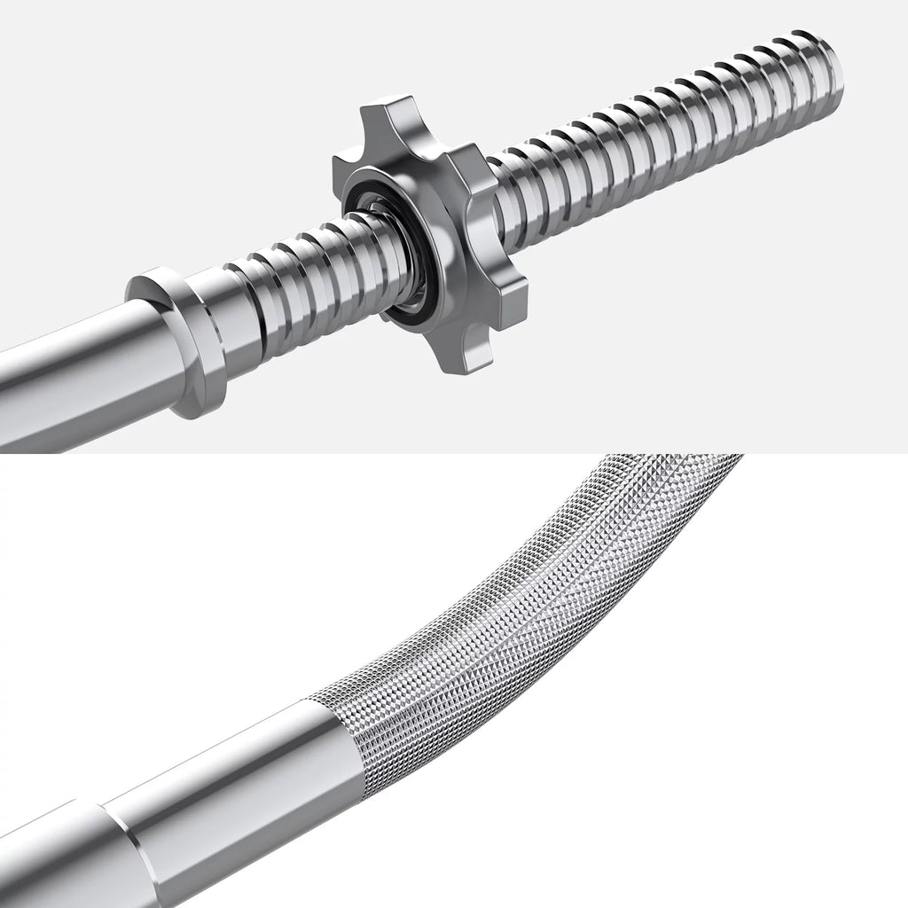 66LB 2 in 1 Adjustable Weight Set with Curl Bar Y780852
