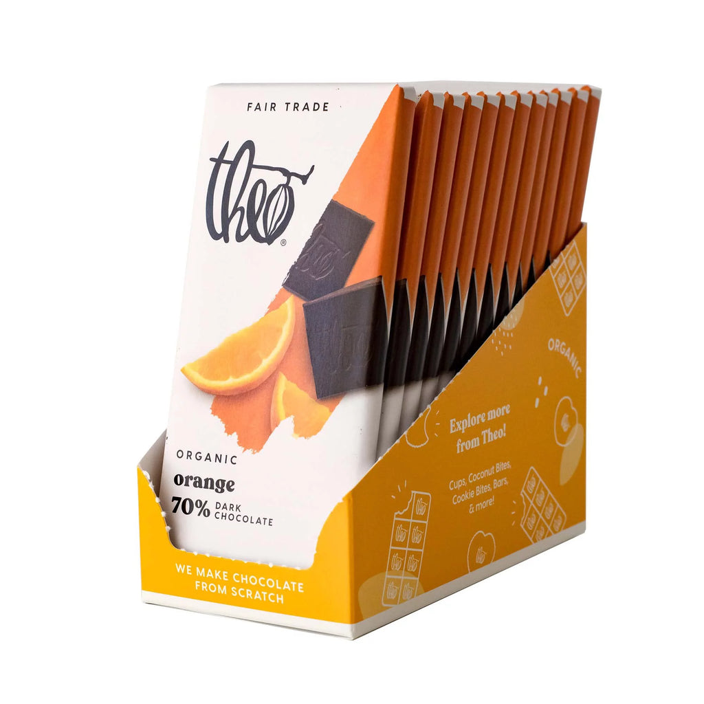 Organic Dark Chocolate Bar 70% Cacao 12 Pack T356288