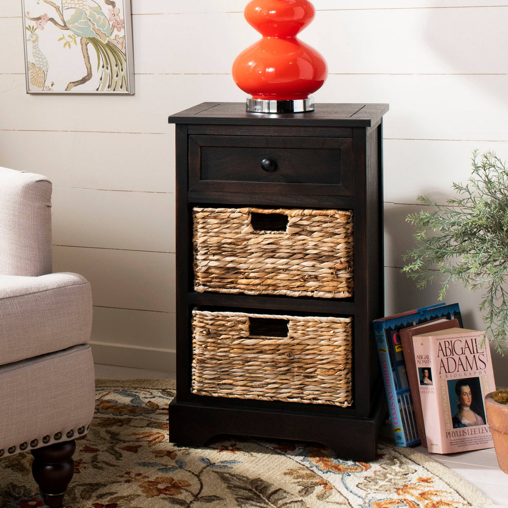 Brown Storage Side Table R51174