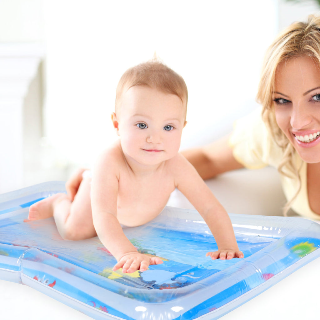 Inflatable Baby Crawling Pad Fish Mat Water Cushion Pvc U581753