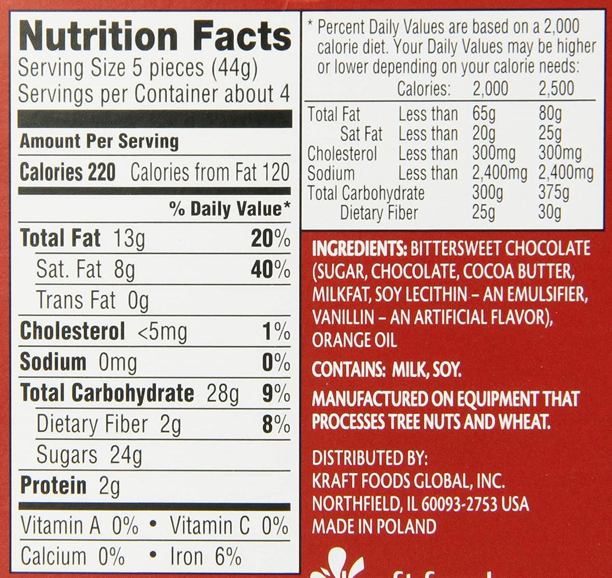 Dark Chocolate Orange Ball, 157g ounce Boxes (2 pack) T819857
