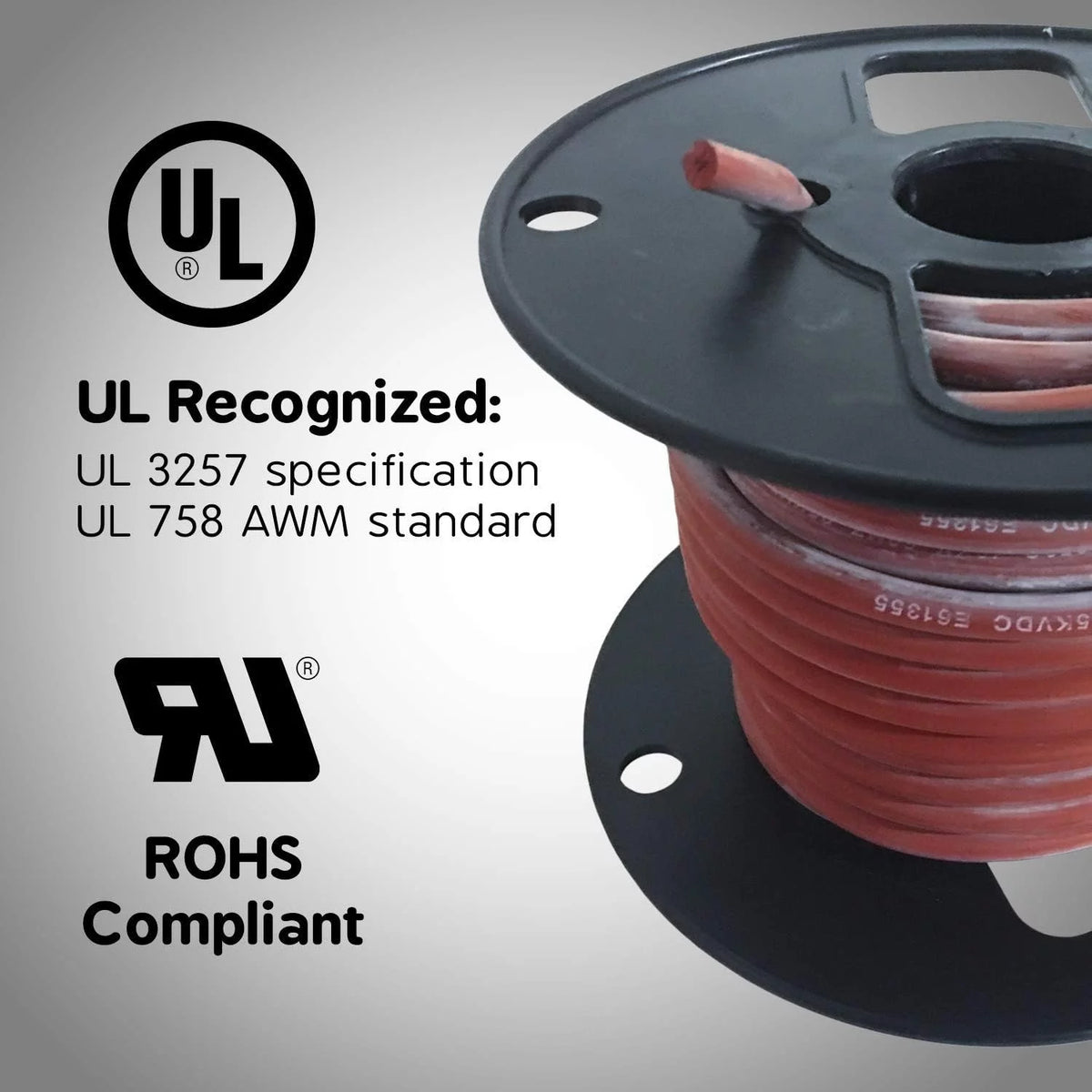 16 AWG Silicone Wire 50Ft High Temperature 250°C Z9395