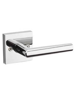 Satin Chrome Single Cylinder Interior Pack with Square Rosette M173