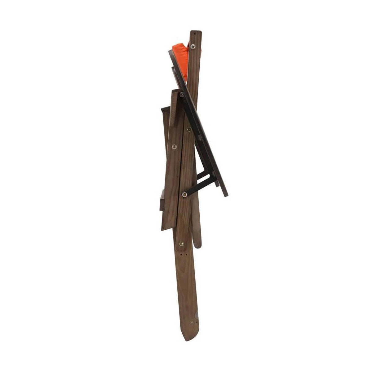 Brown 4-piece Wood and Canvas Furniture Set F526