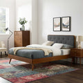 Twin Wood Platform Bed with Splayed Legs P445368