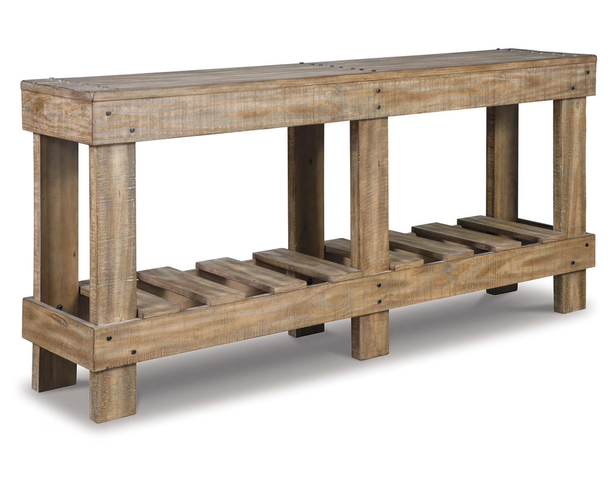 Casual Sofa Console Table Brown F5119