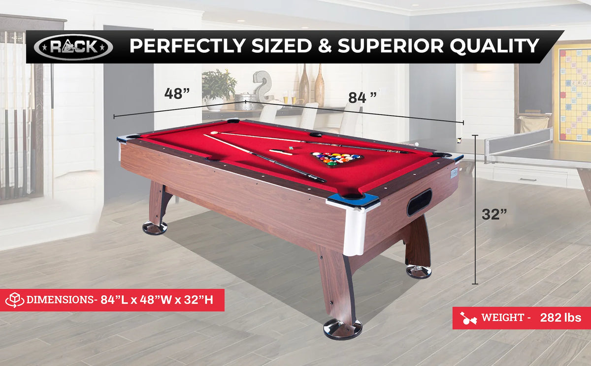 7-Foot Tournament Billiard Pool Table Y26188