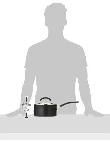 Nonstick Sauce Pan 3 Quart Black K581