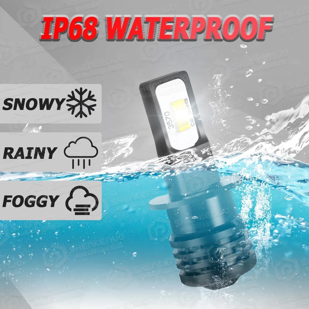2x H3 LED 20W Fog Light Bulbs Y83651