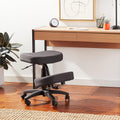 Black Memory Foam Knee Chair with Casters L5031