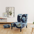 Upholstered Floral Accent Arm Chair D833188