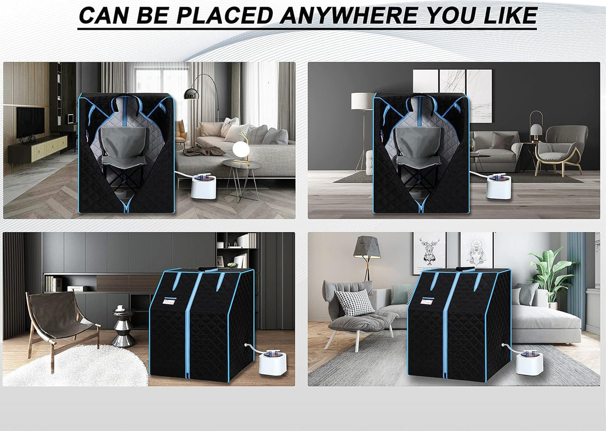 Steam Sauna Tent with 2L 1000 Watt Steam Generator G189
