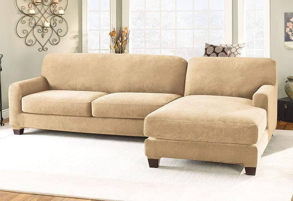Stretch Pique Two Piece with Right Side Chaise G5627
