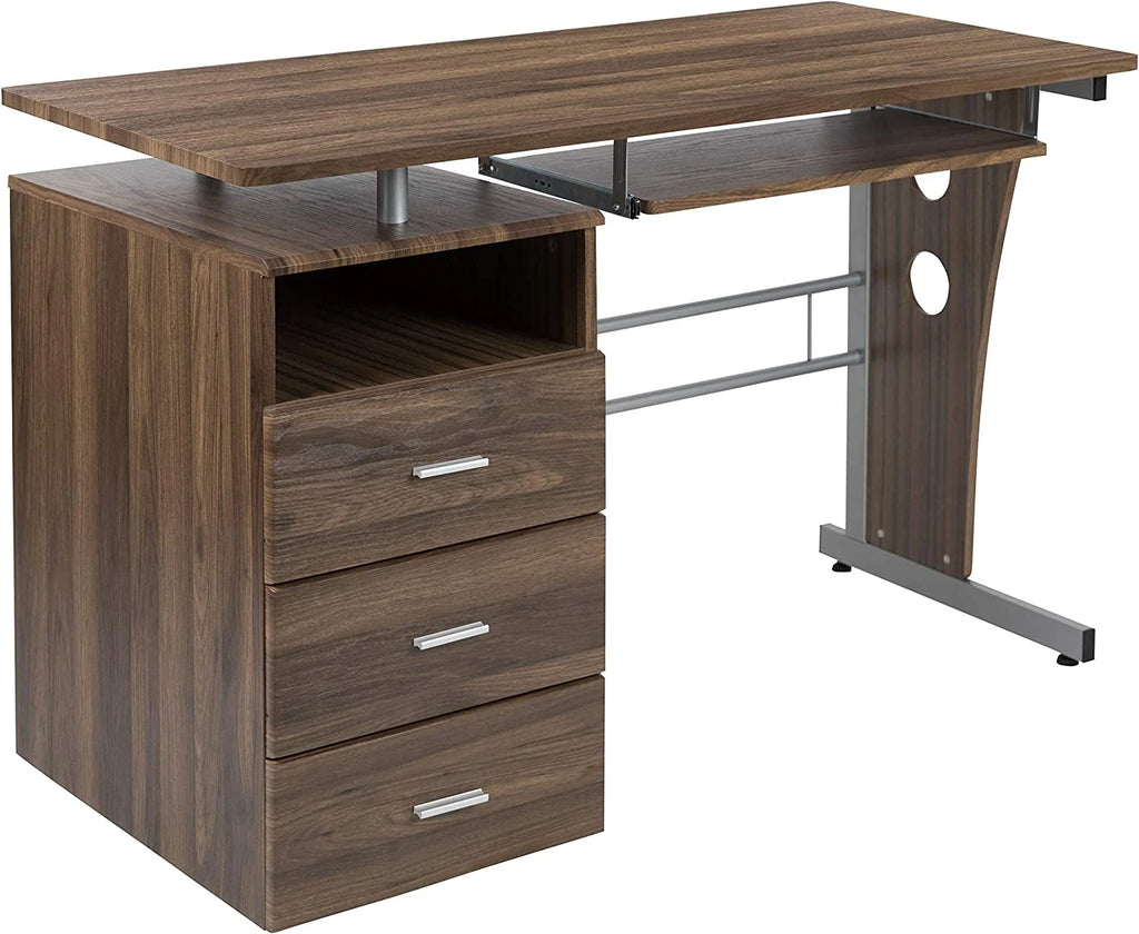 Walnut Desk with Three Drawer T67798