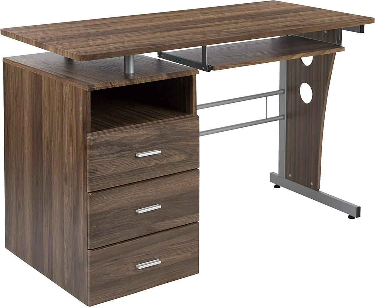 Walnut Desk with Three Drawer T67798