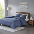 3 Piece Cotton Waffle Weave Duvet Cover Set U347