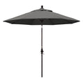 9-ft. Fiberglass Tilt Market Umbrella Charcoal B568399