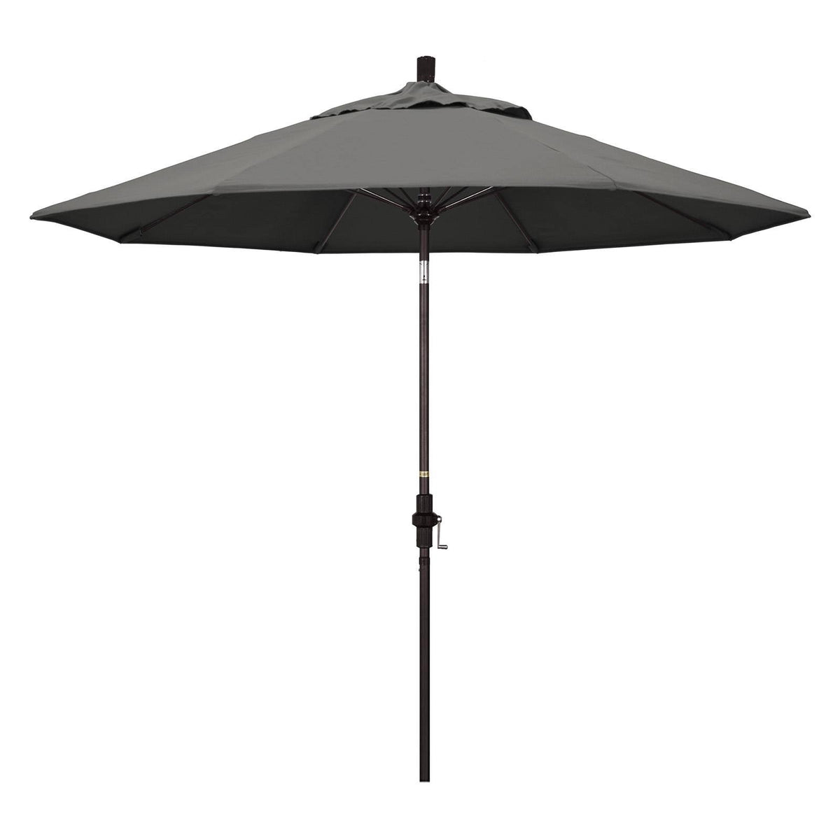 9-ft. Fiberglass Tilt Market Umbrella Charcoal B568399