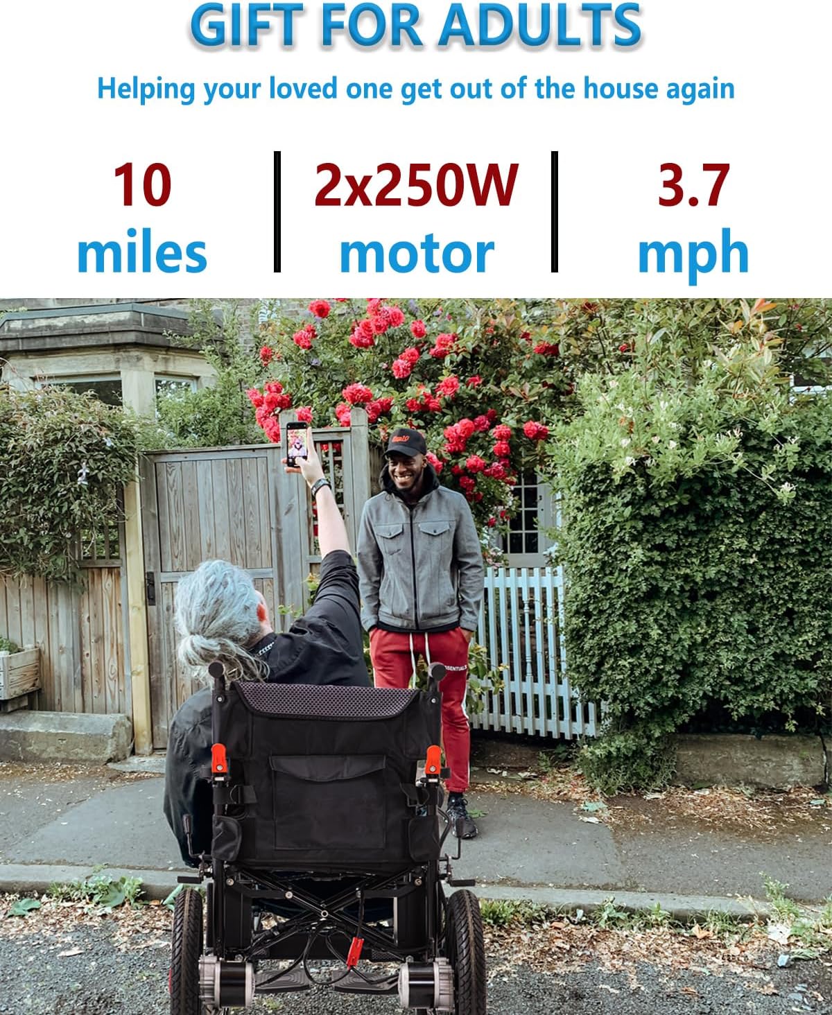 Lightweight Foldable Motorized Wheelchair I1870