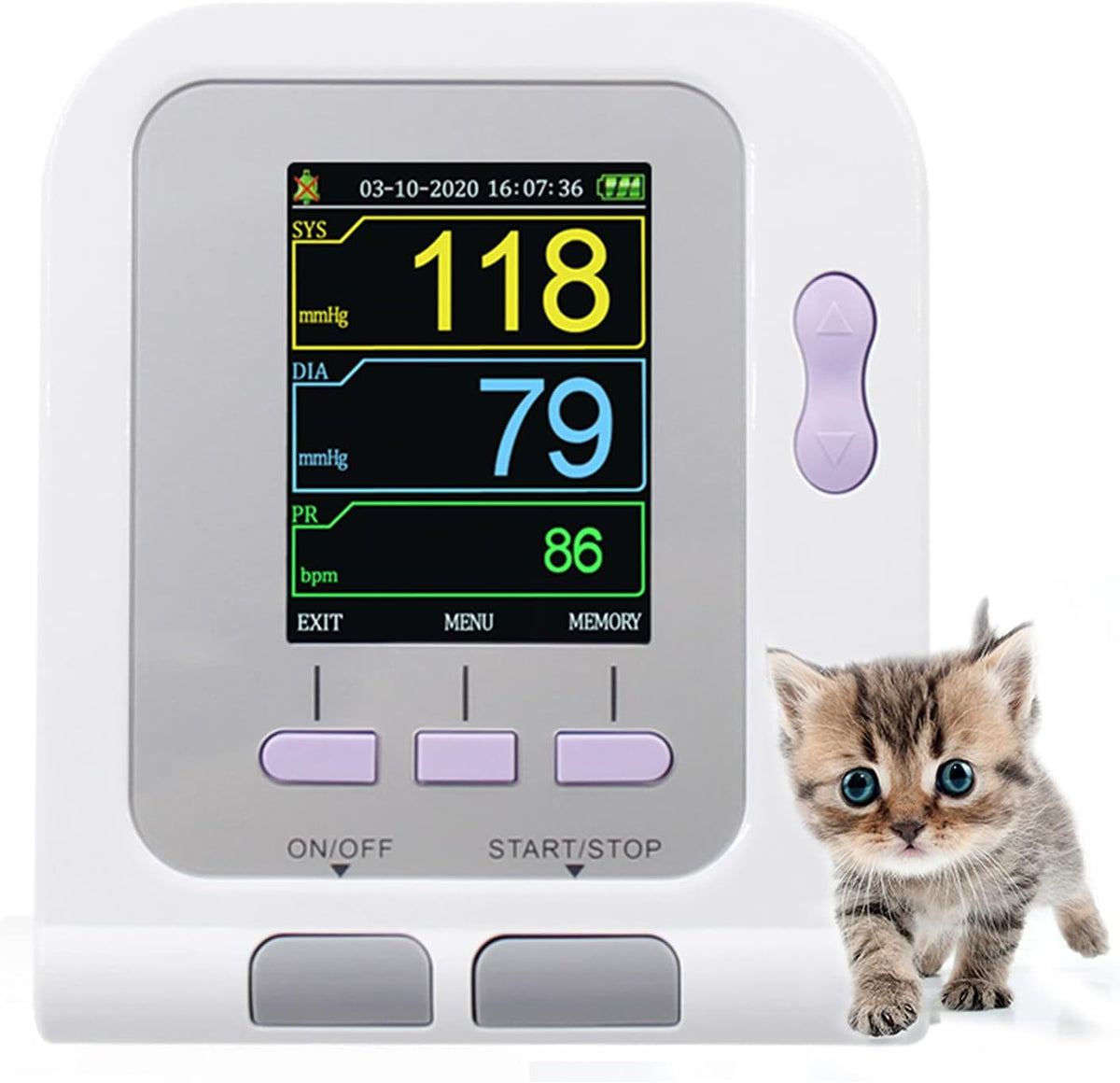 Digital Veterinary Blood Pressure Monitor with 3 Cuffs Y183318