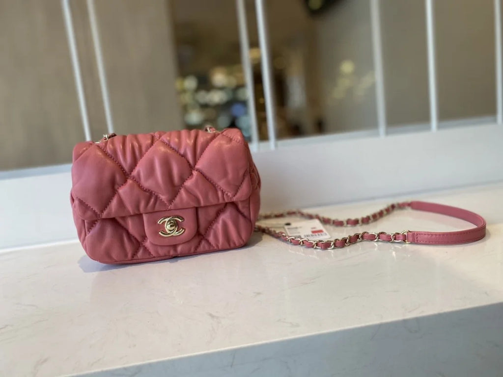 Small Flap Bag Pink 7.5in/19cm C4844