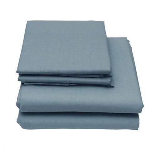 6-Piece Red California King Deep Pocket Bed Sheets D6177