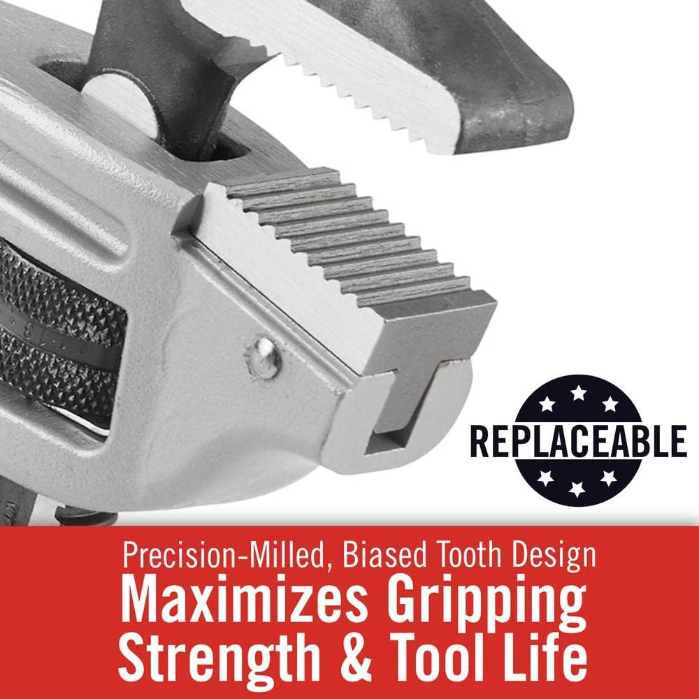 14-inch Aluminum Offset Pipe Wrench, Pack of 2 L900