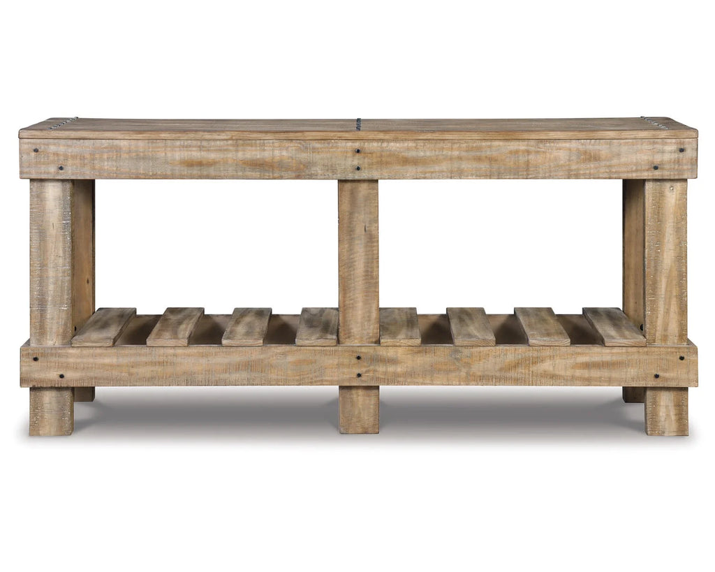 Casual Sofa Console Table Brown F5119