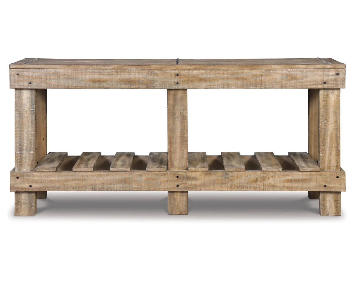 Casual Sofa Console Table Brown F5119