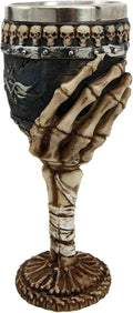 Skeletal Hand Bones Wine Goblet 6Oz Drinking Cup Z55230