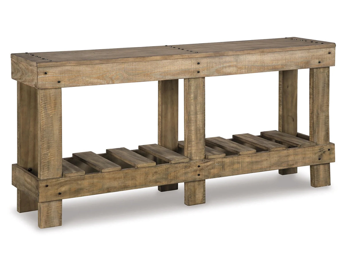 Casual Sofa Console Table Brown F5119