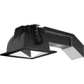 4 inch Square 12W Dimmable 2700K 80 CRI Black Ring K5976