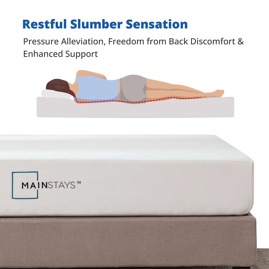 6” Green Tea Infused Memory Foam Mattress, Twin I992413