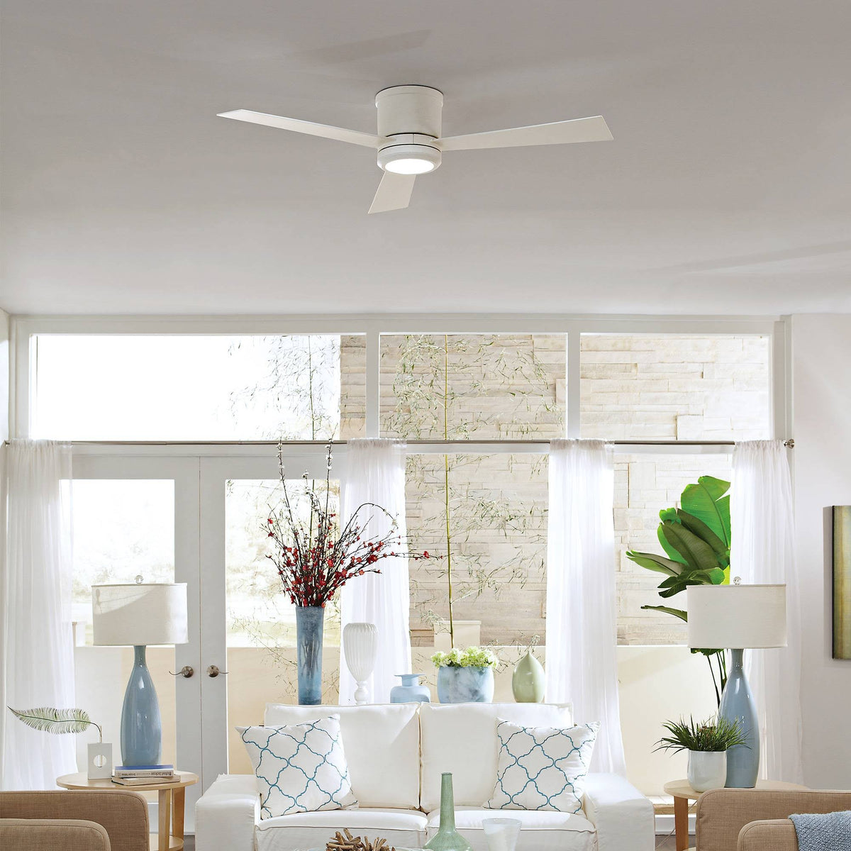Matte White Ceiling Fan E5171